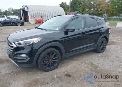 2017 Hyundai Tucson Night из США, поврежденный, VIN KM8J3CA24HU451395